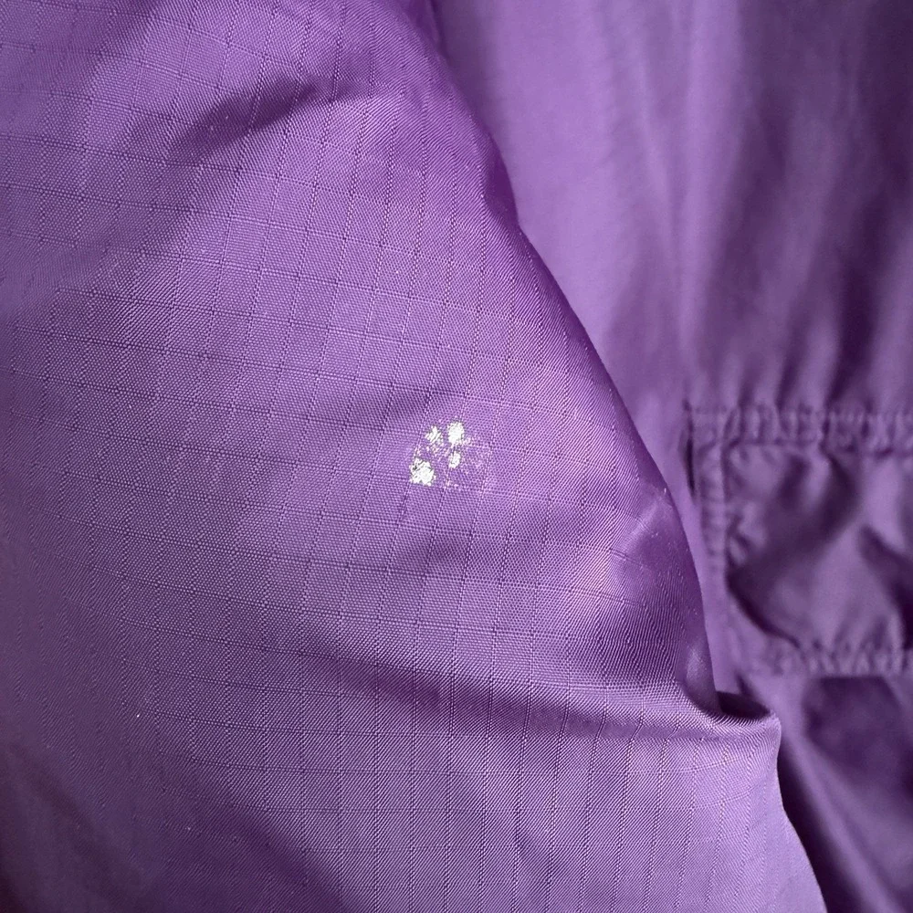 Eddie Bauer Ebtek Purple Anorak Quarter Zip Pullover Men's Size XS VTG Outdoors